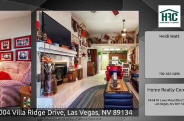 9004 Villa Ridge Drive, Las Vegas, NV 89134