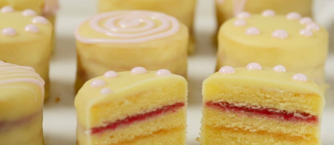 Petit Fours Recipe Demonstration – Joyofbaking.com Petit Fours Recipe Demonstration - Joyofbaking.com
