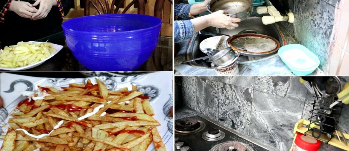 My Morning Routine | Ghr kay kaam or Crispy French Fries Recipe | vlog