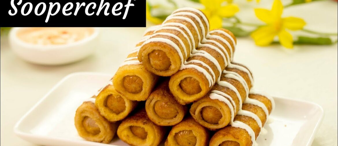 French Toast Sausage Roll Ups Recipe By SooperChef French Toast Sausage Roll Ups Recipe By SooperChef