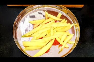 State food Manga recipe,  how to make spicy Mangao tamil, Abbiya.