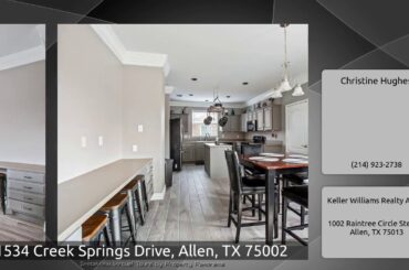 1534 Creek Springs Drive, Allen, TX 75002