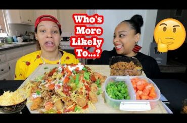 CHEESY LOADED FRENCH FRIES MUKBANG!