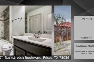 6671 Backstretch Boulevard, Frisco, TX 75036
