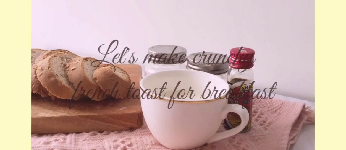 Lets make crunchy french toast for breakfast. Lets make crunchy french toast for breakfast.