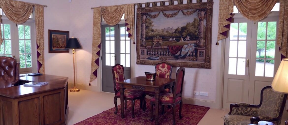 Chateau Study in Oak | French Country Manor | French Interior Design Chateau Study in Oak | French Country Manor | French Interior Design