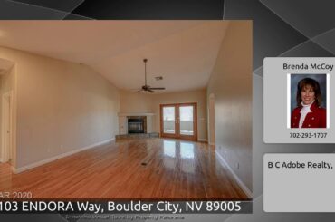 1103 ENDORA Way, Boulder City, NV 89005