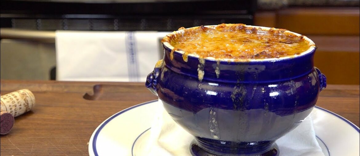 French Onion Soup -Soupe A L'oignon  | Christine Cushing