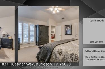 837 Huebner Way, Burleson, TX 76028