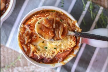 French Onion Soup {total comfort food!}