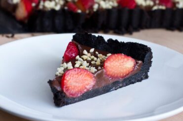 No Bake Strawberry Chocolate Tart Recipe