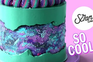Galaxy Fault Line Cake! - The Scran Line