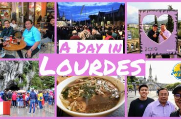 VISITING LOURDES FRANCE - Where to Eat in Lourdes - Travel Vlog