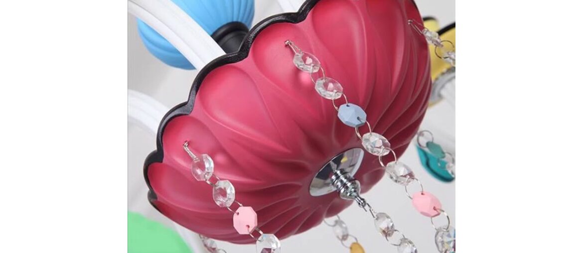 Slide Nordic French Country Style Art Chandelier Lighting Modern Crystal Hanging Lamp Home Living R