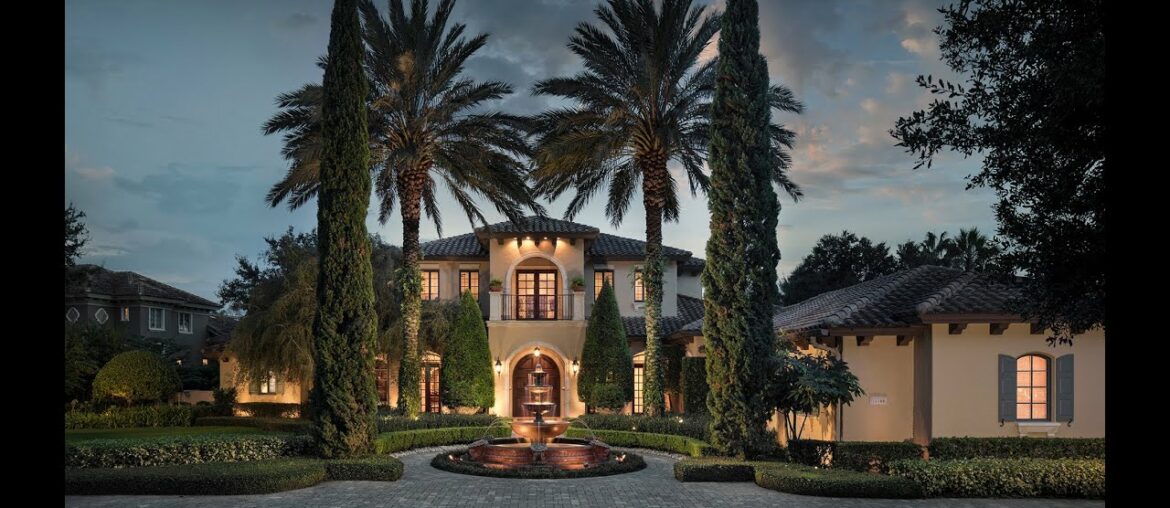 $3 million Tuscan estate in Windermere Florida. $3 million Tuscan estate in Windermere Florida.