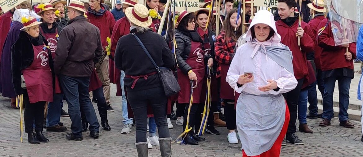 Saint-Vincent de la Champagne @ Epernay, Champagne: 2020 costumed parade. Part 5.