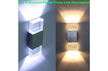 Top 2W AC85-265V LED sconce modern Wall-Mounted tAluminum and Acrylic PMMA indoor LED wall light us