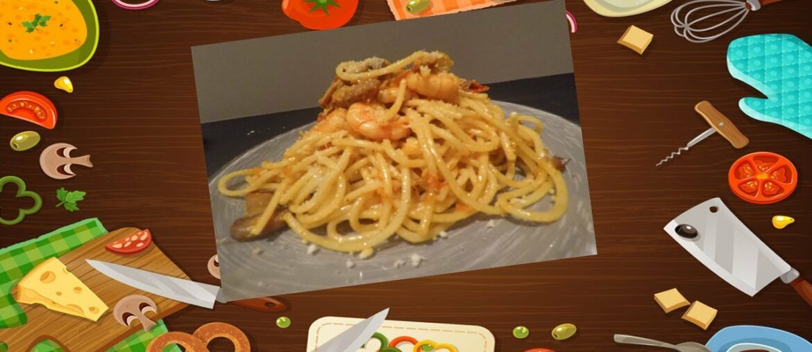 Shrimp with Pasta ala chrischic || French+Filipina in Paris Shrimp with Pasta ala chrischic || French+Filipina in Paris