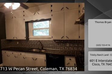 713 W Pecan Street, Coleman, TX 76834