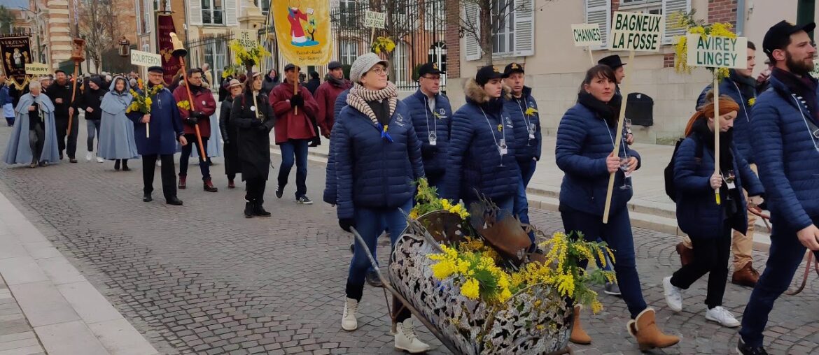 Saint-Vincent de la Champagne @ Epernay, Champagne: 2020 costumed parade. Part 7.