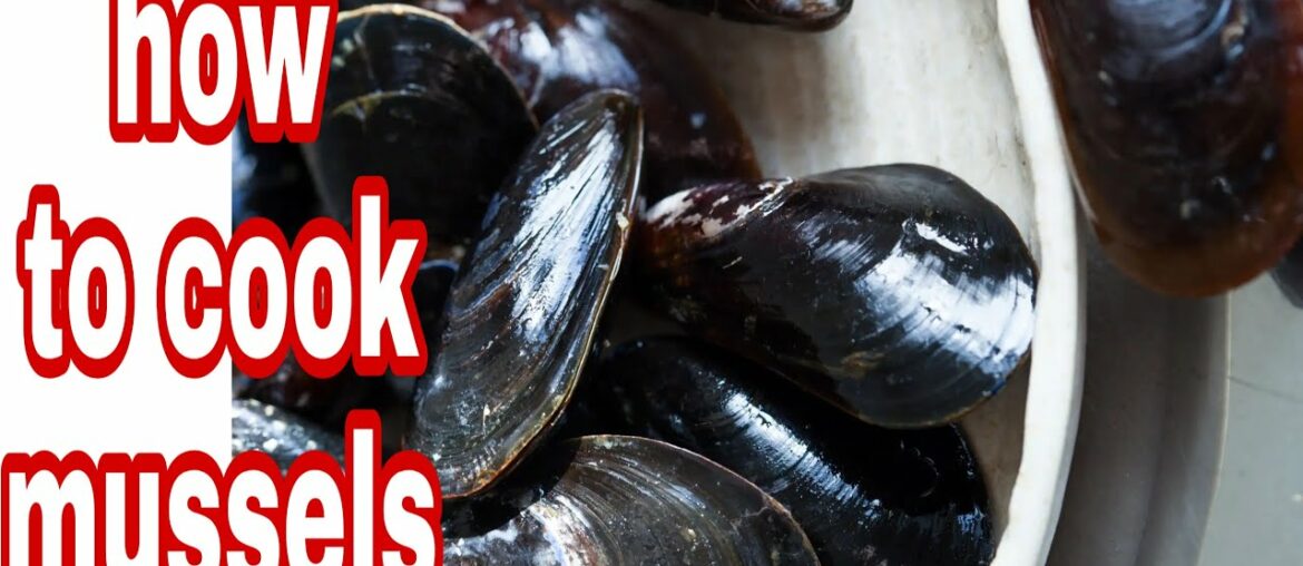 How to cook mussels😋comment faire cuire des moules-홍합 요리하는 법