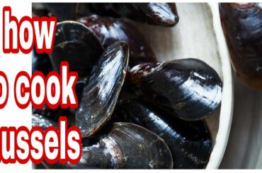 How to cook mussels😋comment faire cuire des moules-홍합 요리하는 법
