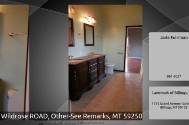 391 Wildrose ROAD, Other-See Remarks, MT 59250