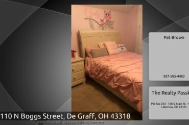 110 N Boggs Street, De Graff, OH 43318