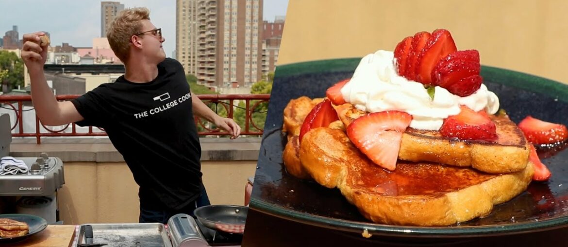 Insanely Delicious French Toast in 10 Minutes! | The College Cooking Show