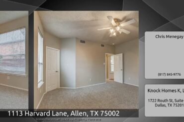 1113 Harvard Lane, Allen, TX 75002