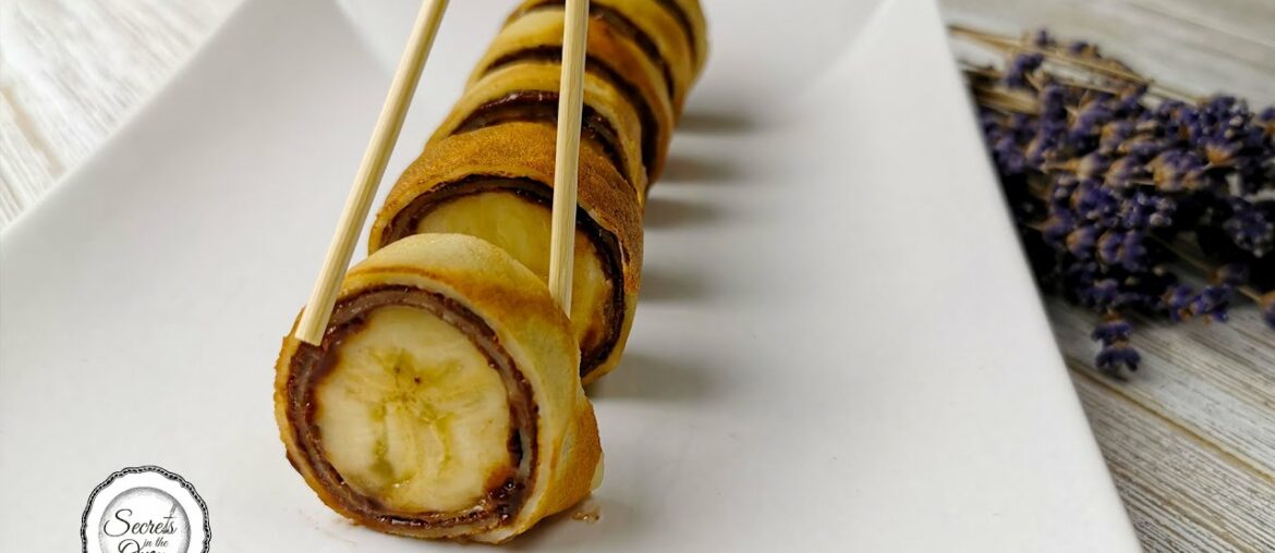 Nutella Banana Sushi | French Crepes
