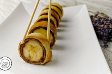 Nutella Banana Sushi | French Crepes