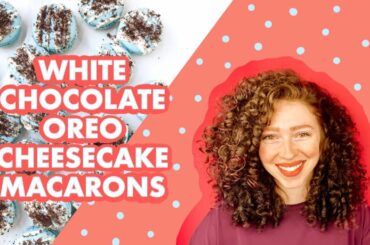 French Macaron Filling Recipe | White Chocolate Oreo Cheesecake | Easy (CAN BE GLUTEN FREE)