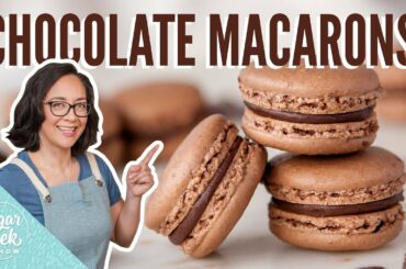 The BEST Chocolate Macaron Recipe