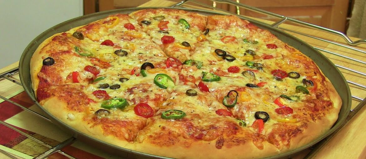 Homemade Pizza Video Recipe⭐️ | Start to Finish Pizza Recipe with Dough, Sauce and Toppings Homemade Pizza Video Recipe⭐️ | Start to Finish Pizza Recipe with Dough, Sauce and Toppings