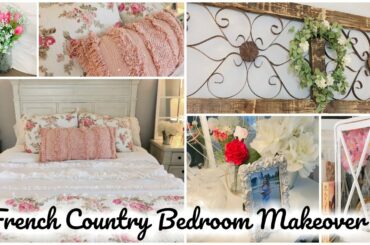 DECORATE WITH ME | FRENCH CONTRY VALENTINE'S DAY | BEDROOM MAKEOVER