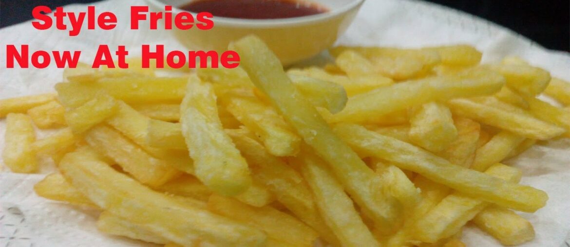 Mc Donald Style French Fries at Home | Finger Chips | French fries at home| how to make fries