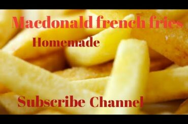 French Fries Recipe McDonald's Fries | Home RecipeCrispy French Fries |desi food secrets | SamiUllah