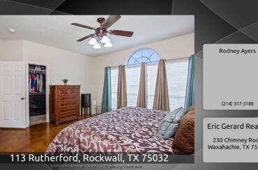 113 Rutherford, Rockwall, TX 75032