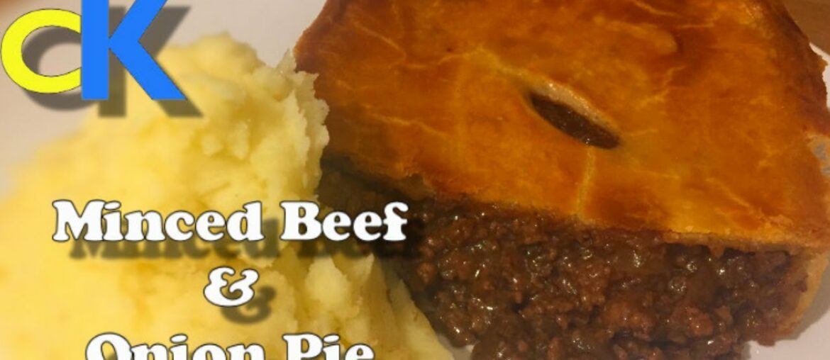 Minced Beef & Onion Pie ( The Best Meat pie Recipe Ever )