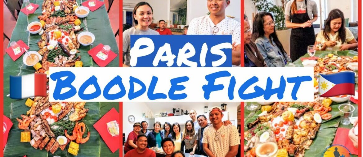 BOODLE FIGHT IN PARIS – Filipino Kamayan Private Dinner – Food Feast in France BOODLE FIGHT IN PARIS - Filipino Kamayan Private Dinner - Food Feast in France