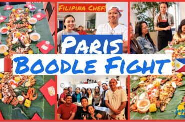 BOODLE FIGHT IN PARIS - Filipino Kamayan Private Dinner - Food Feast in France
