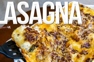 Lasagna Recipe (and the Best Bolognese Sauce) | SAM THE COOKING GUY 4K
