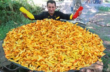 How to Make Crispy Potato French Fries Recipe?? Crispy Oven Baked French Fries Recipe