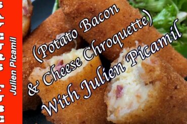 Potato Croquettes with Cheese & Bacon with French TV Chef Julien Picamil