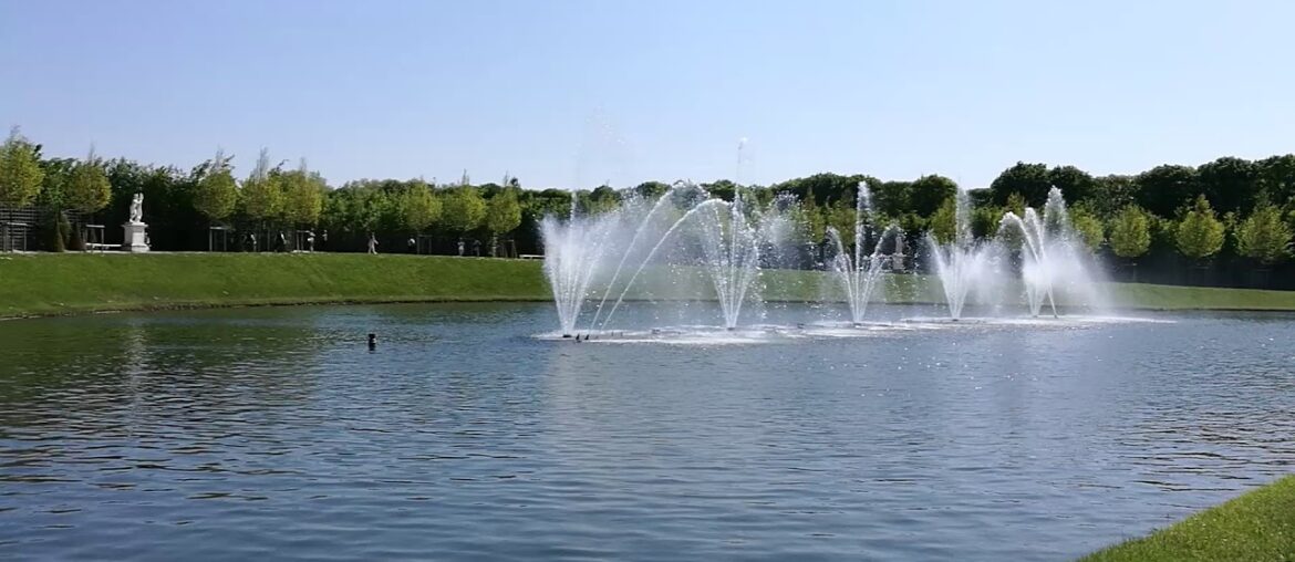 Dancing Fountains at the Palace of Versailles in Paris