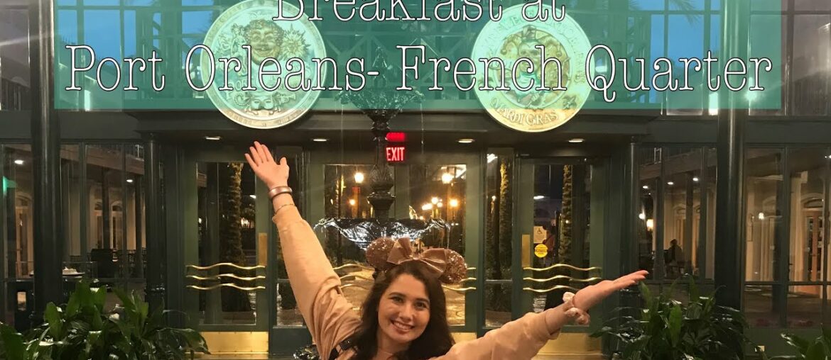 Quick breakfast at Port Orleans- French Quarter