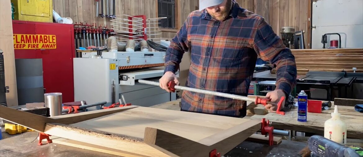 Modern French Oak Lounge Chair