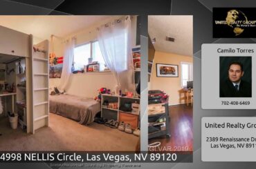 4998 NELLIS Circle, Las Vegas, NV 89120
