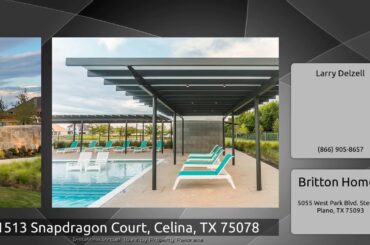 1513 Snapdragon Court, Celina, TX 75078